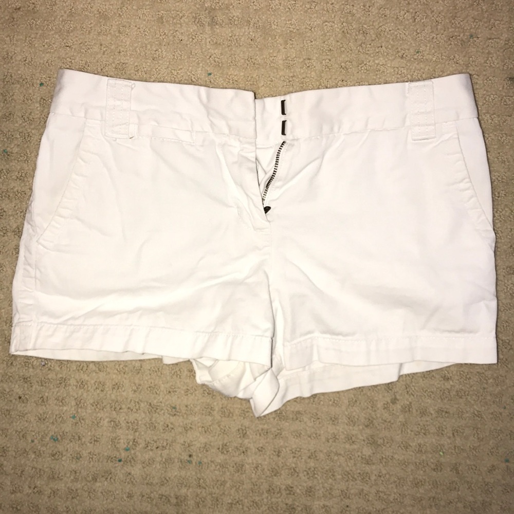 J. Crew White Shorts